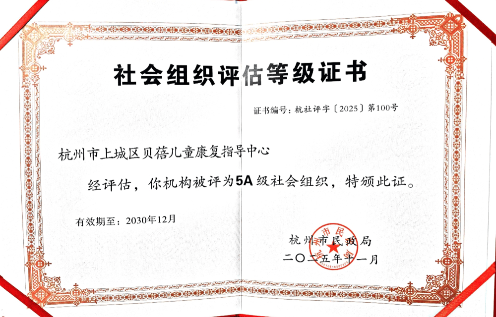 5A级社会组织证书-新